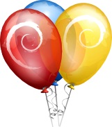 20th Anniversary Balloons